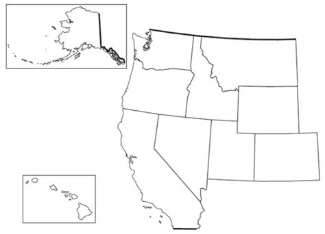 map of west village|blank western region states map.